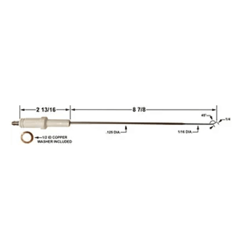 Electrode RAY OIL BURNER CR 62  (Replacement for Westwood WP-E5-503Q) - Crown
