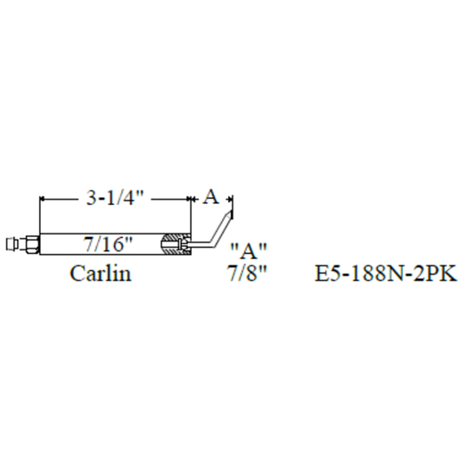 Westwood 188N, Carlin Electrode 2pk