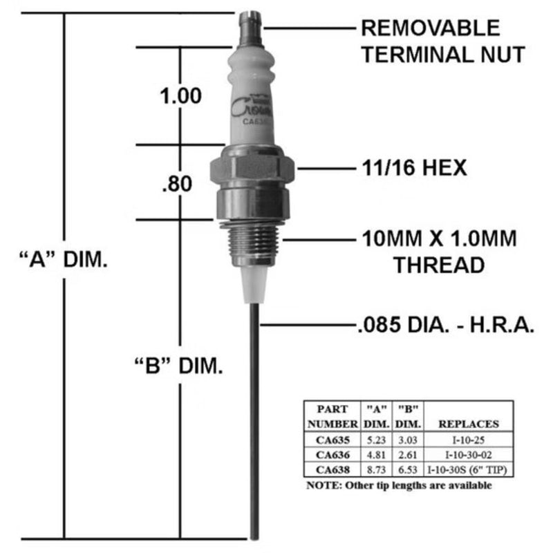 Igniter/REPLACES I-10-25 & ECLIPSE 18460 (EA) - Crown