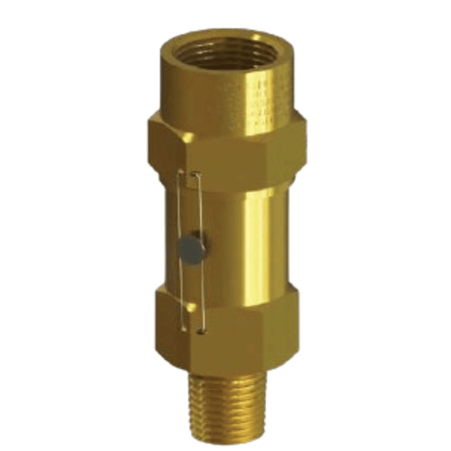 5244A-200 - Henry - Relief 3/4 MPT-1 FPT - 200 - Brass Straight-Thru Type