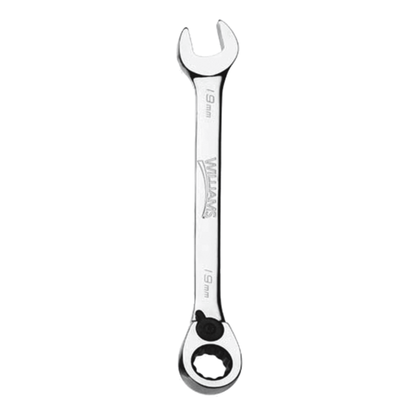 Reversible Ratcheting Combo Wrench Metric 12 Point 17 mm - Williams