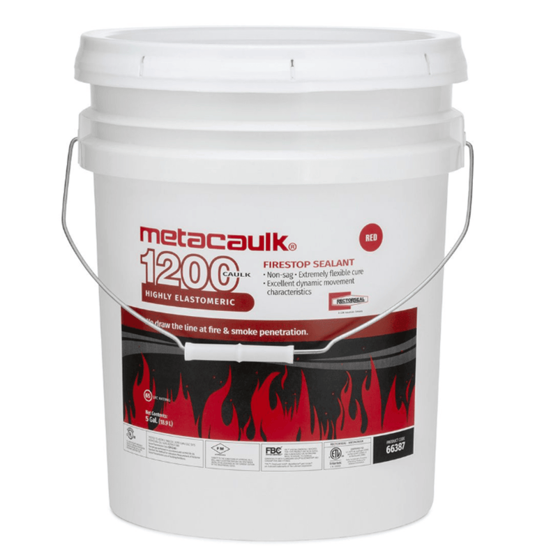 Fire Stop METACAULK 5 Gallon Pail 1200 Caulk Grade- Rectorseal