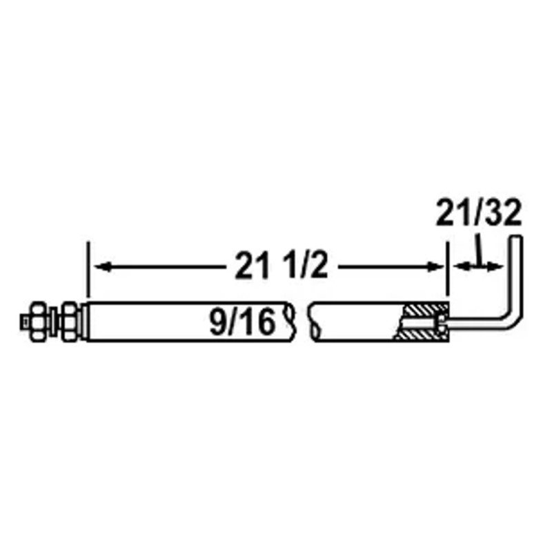 Electrode CLEAVER BROOKS 435-40  17244  (Replacement for Westwood WP-E5-205E-2) - Crown