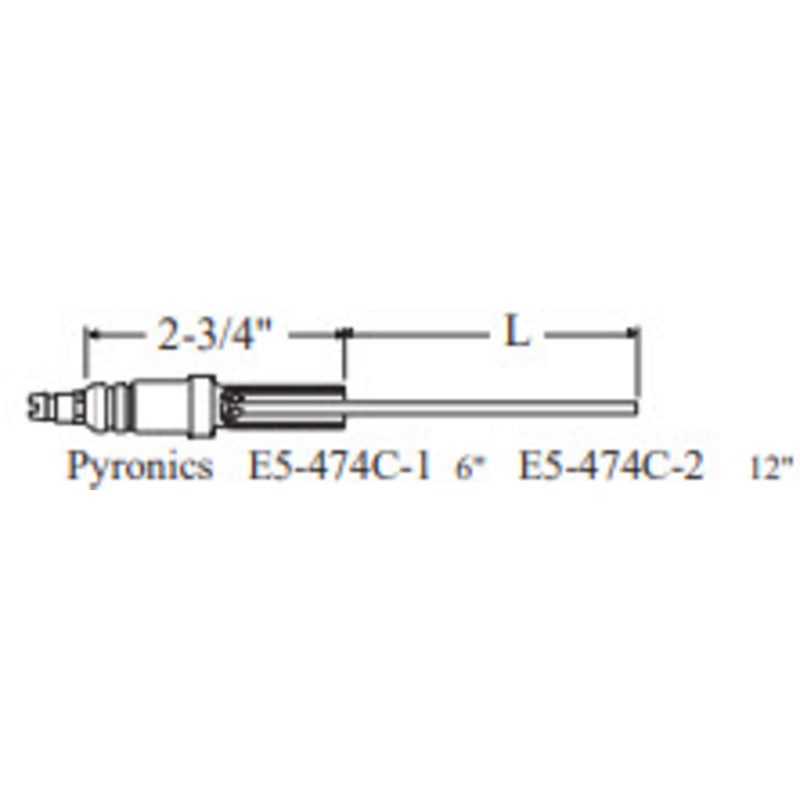 Electrode POWER FLAME 474-C2, 2pk - Westwood
