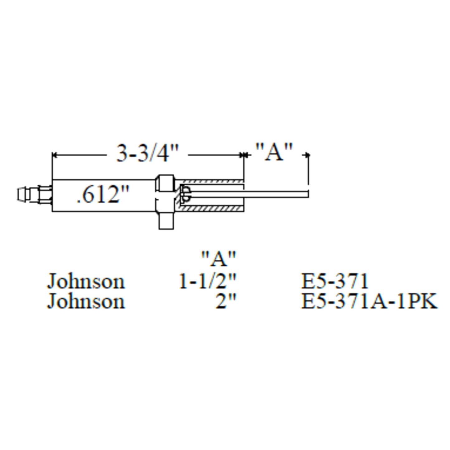 Westwood 371A Johnson Electrode