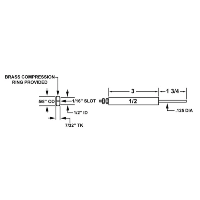 Electrode S.T.JOHNSON  65-06-00034 14040  - Crown