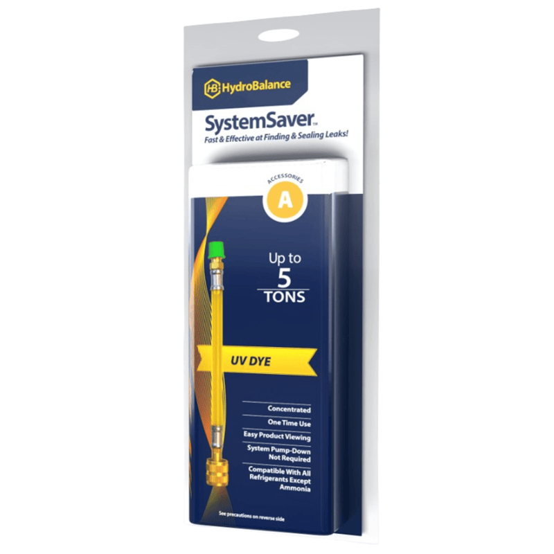 Détecteur de fuites System Saver Colorant jusqu'à 5 tonnes, (paquet de 6) - HydroBalance