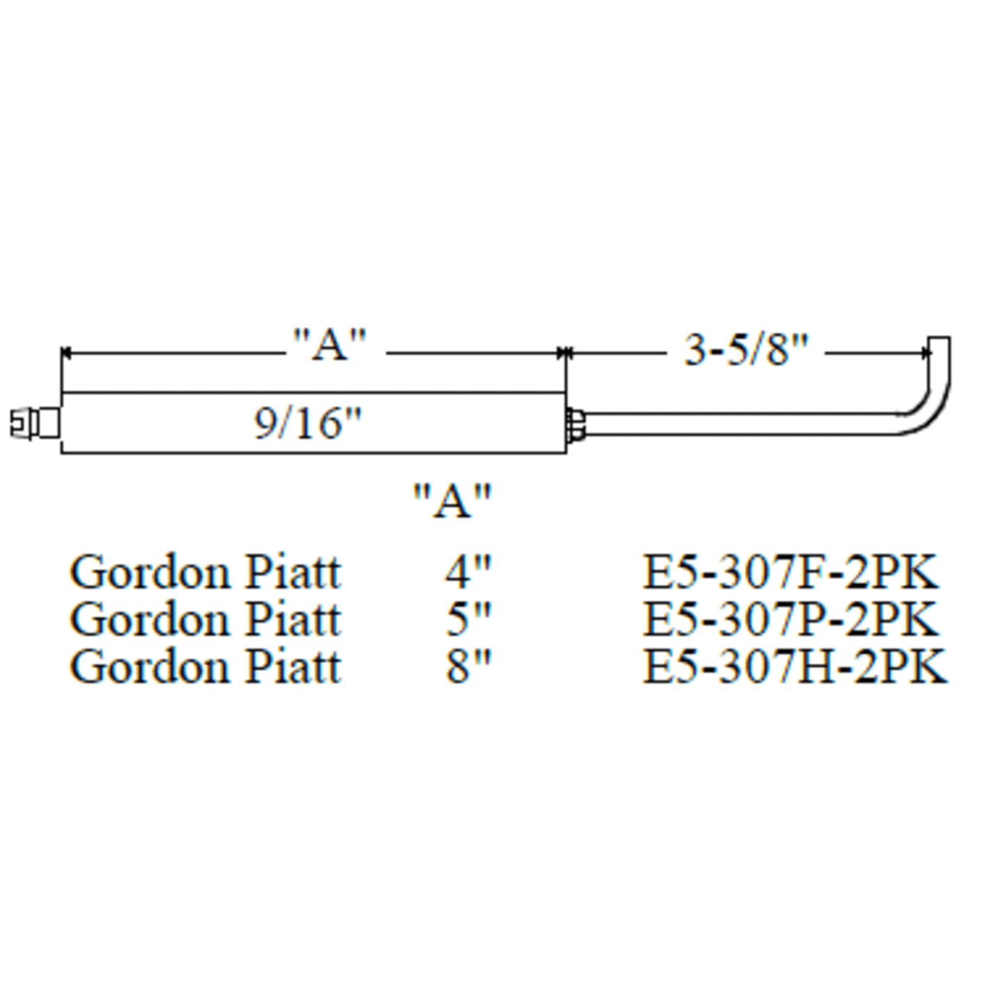 Westwood 307F Gordon Piatt Electrode 2pk