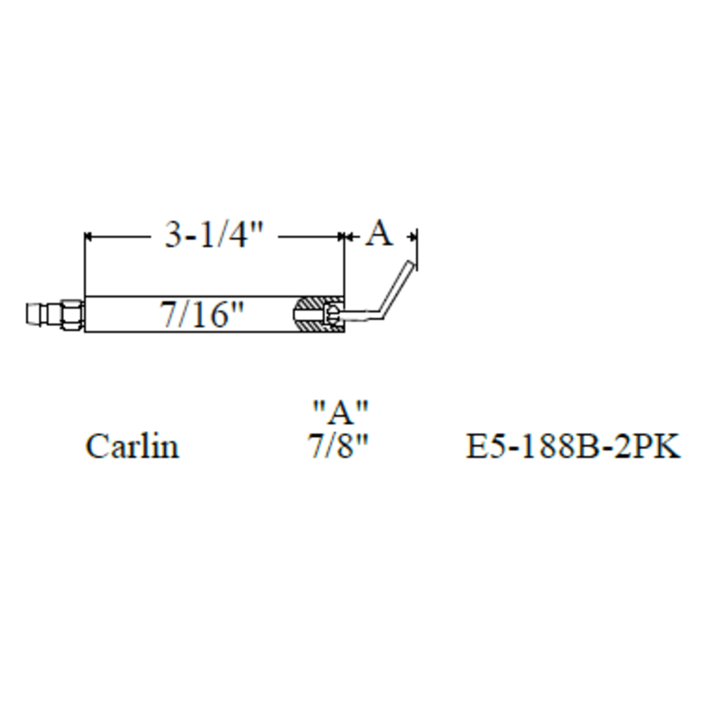 Westwood 188B Carlin Electrode 2pk