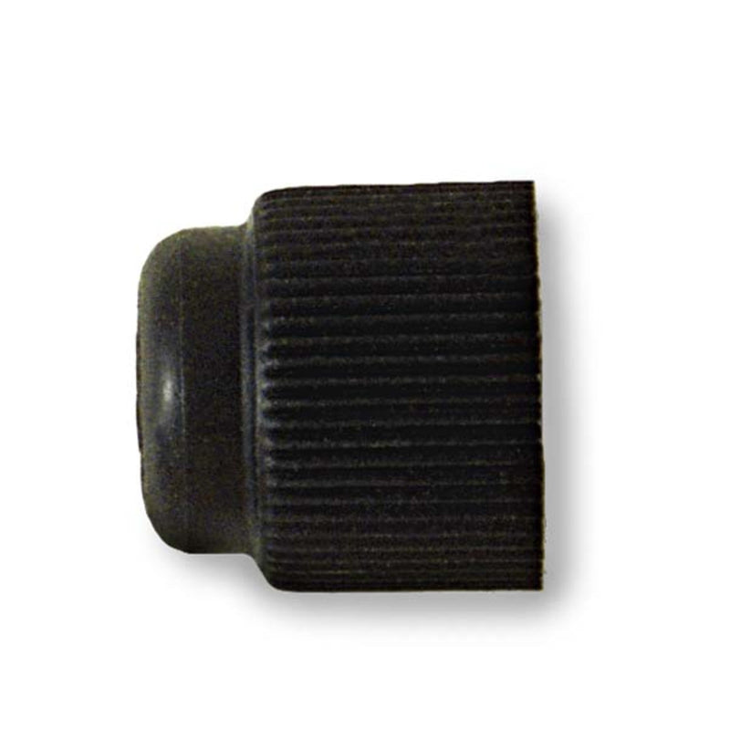 Robinet d'accès 1/2-16 Acme, capuchon en nylon chargé de verre noir avec joint torique en néoprène, paquet de 6 - C&D
