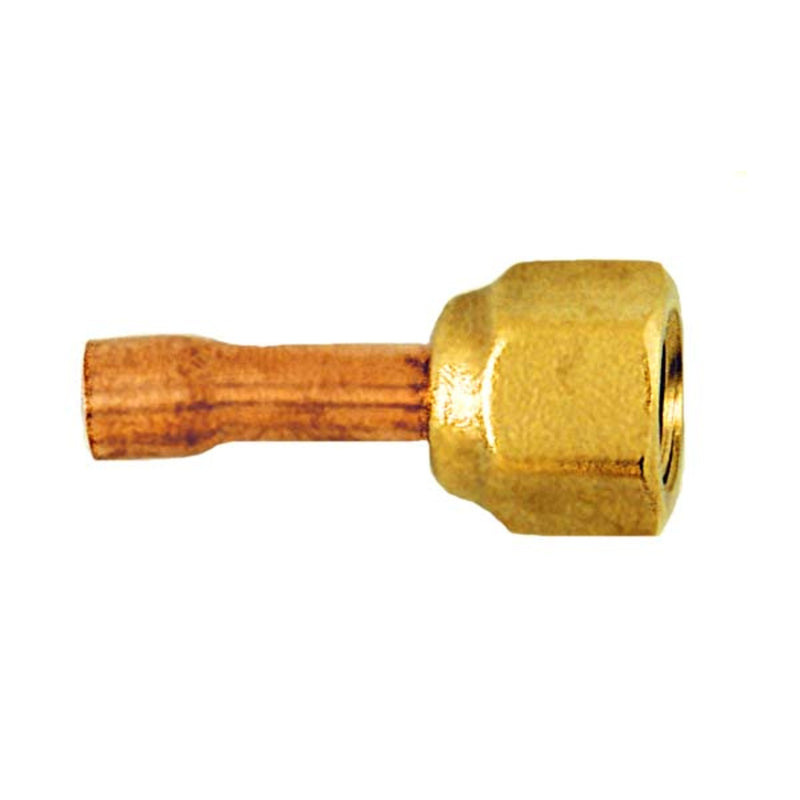 Access Valve 1/4" OD x 1.25" copper tube w/ 1/4" 2PK - C&D