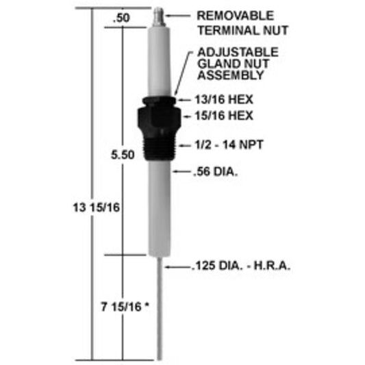CA333 - Crown - IGNITER/IP-19 W/ 7 15/16" TIP (EA)