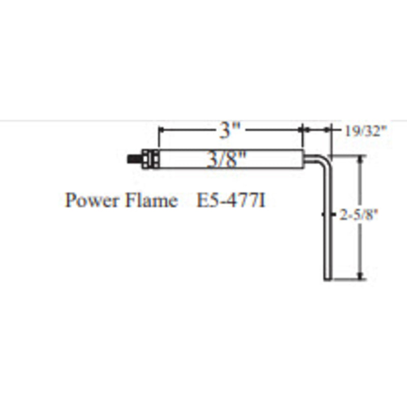 Electrode POWER FLAME 477I, 2pk - Westwood