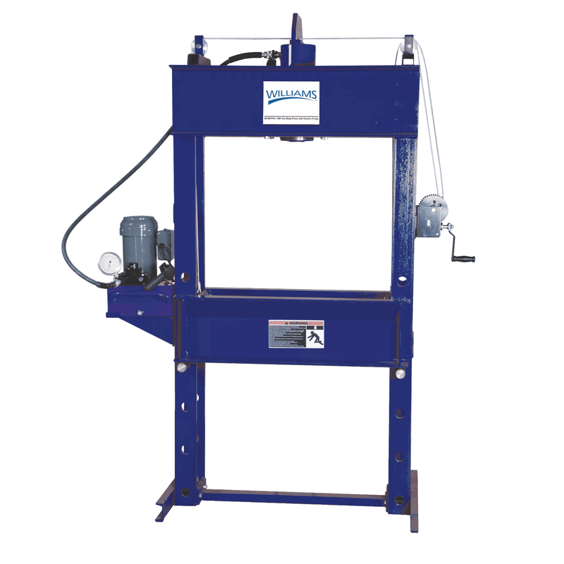 Electric Pump  Socket 55 Ton Shop Press , Stroke 6" - Williams
