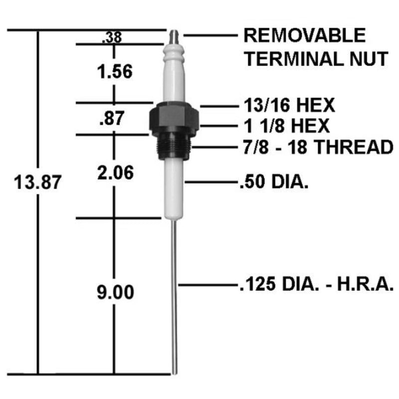 Igniter/REPL IC-10 W/9 In. TIP (EA) - Crown