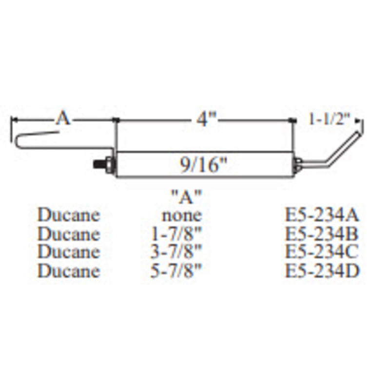 Electrode DUCANE 21185 -  2pk (Crown Replacement for WP-E5-234D)
