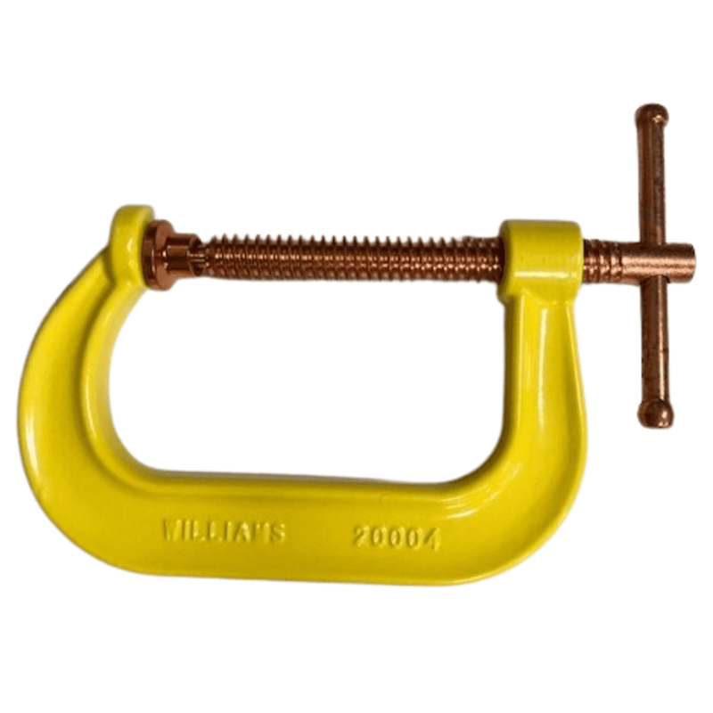 C Clamp, 4" w/ COPPER SCREW - Williams
