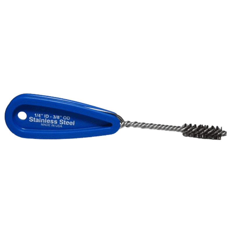 Brush Fitting - SS - DS/DS OD Pipe Size 7/16" - (12PK) - Schaefer