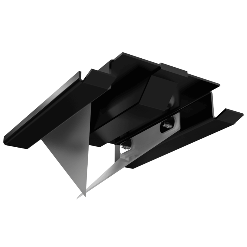 Coupe-panneau de gaine, coupe en V de 2 po – Noir – Malco