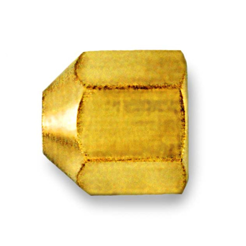 Access Valve 1/4 flare cap,brass hex w/ met-to-met seal,also used for M-series fittings 6PK - C&D