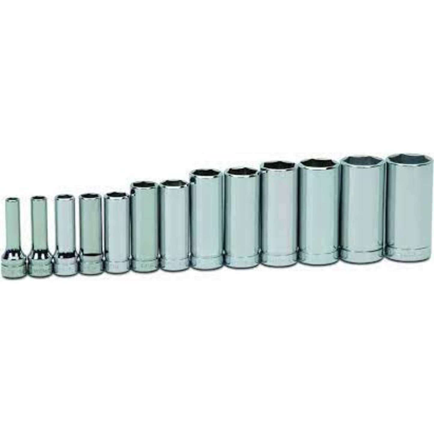 JHWWSBD13HRC - Williams - 3/8" Dr Deep Socket Set 6-Pt 9-Pcs