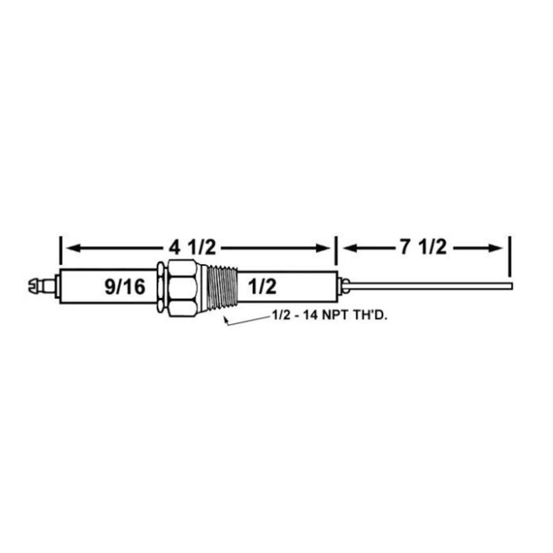 Electrode EDISON * CE 21B1  (Replacement for Westwood WP-E5-246) - Crown