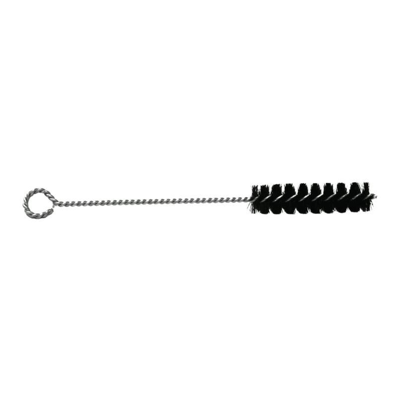 Brush Natural Bristle - SS/SS Dia 3/4" - (12PK) - Schaefer