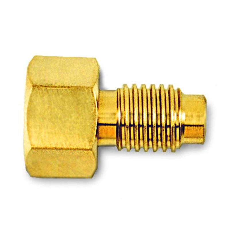 C&D adapter - 1/4" f. flare hex x 1/2" m. Acme, for permanent installation 1EA