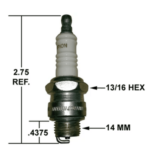 J8C - Crown - CHAMPION SPARK PLUG  (1EA)
