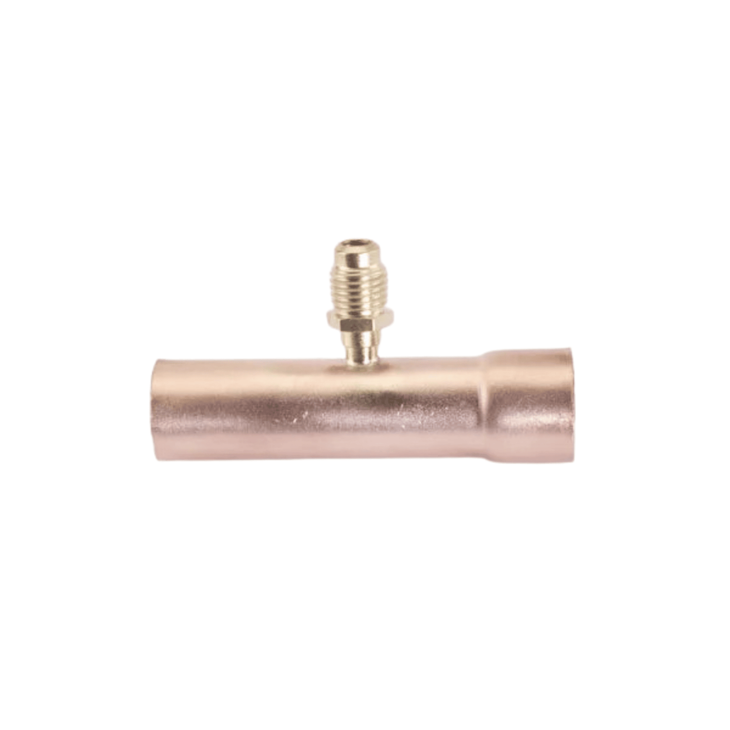 CC8429 - C&D - tee with 1/4" m. flare access on 3/4" OD x 3" copper tube, CD2245 1EA