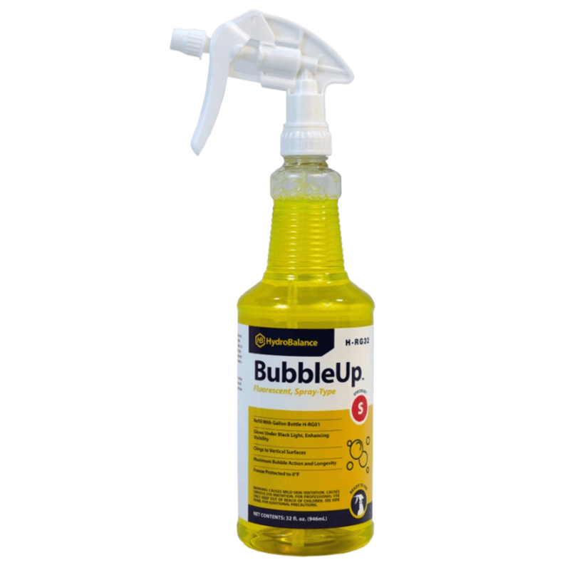 Détecteur de fuites Fluor, moussant, vaporisateur 1 pinte flacon pulvérisateur (paquet de 12) - HydroBalance