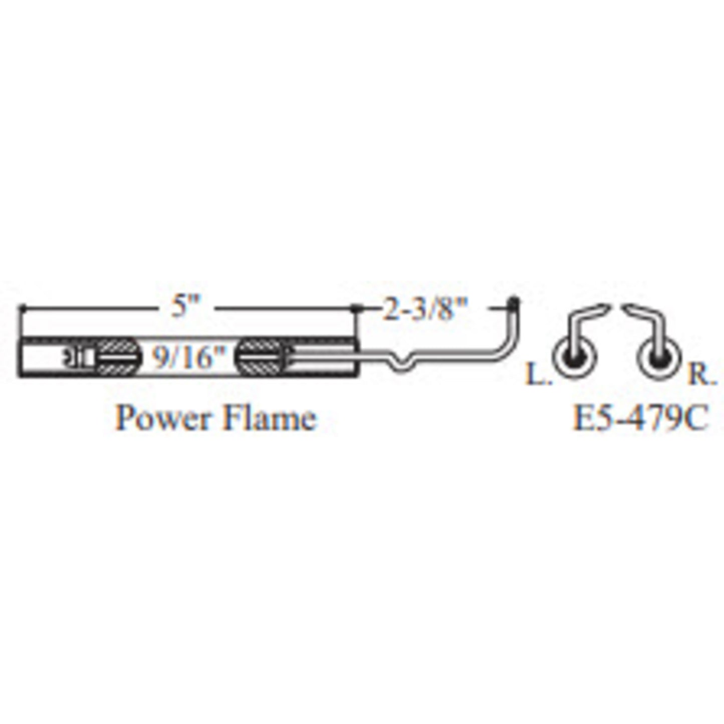 Westwood 479C, Power Flame Electrode 2pk