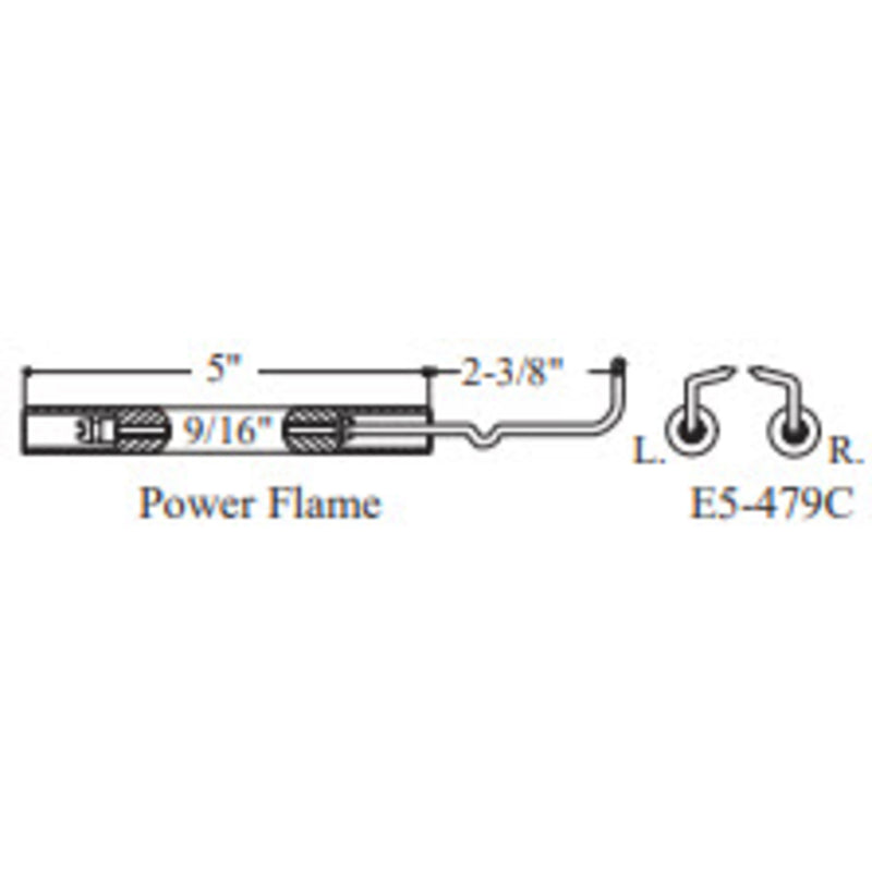Electrode POWER FLAME 479C, 2pk - Westwood