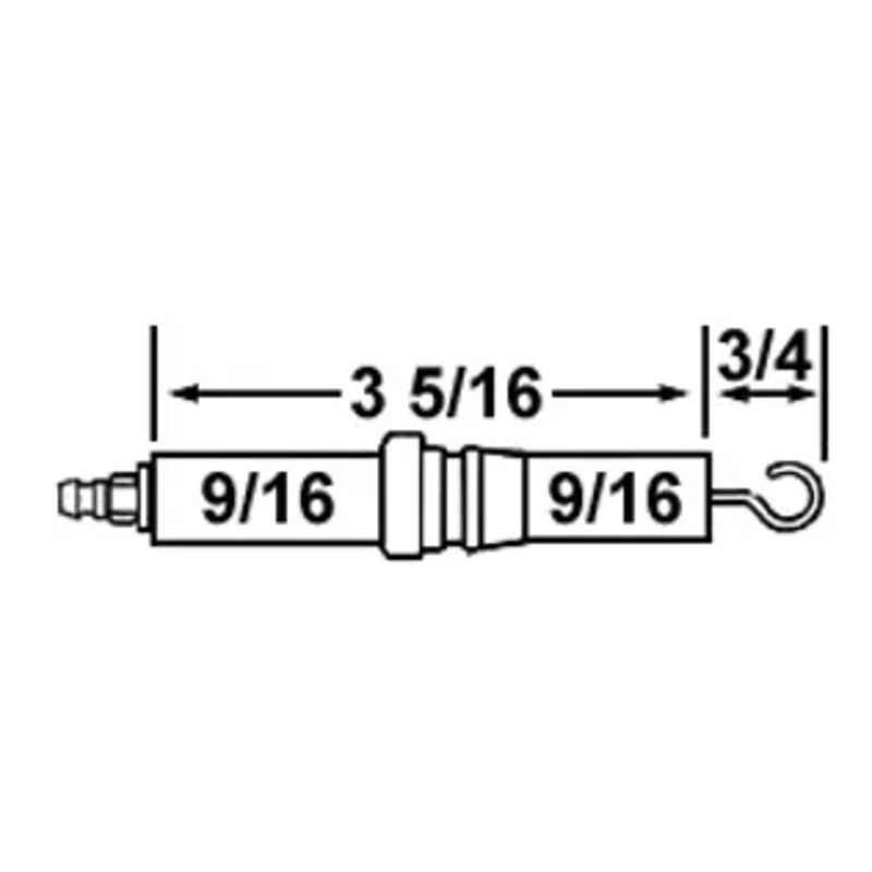 Electrode CLEAVER BROOKS  CC 35 94-20 17168  (Westwood WP-E5-201) - Crown