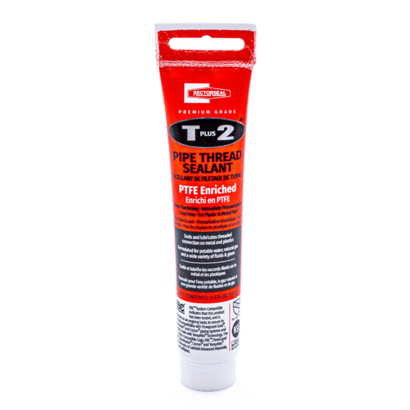 Thread Sealant 1-3/4 OZ TUBE T PLUS 2 - DISPL - 24PK - Rectorseal