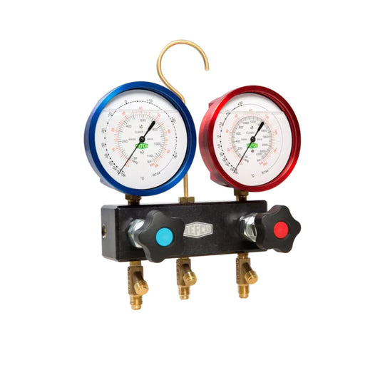 4688060 - Refco - M2-3-DELUXE-F-R744-TC, 2 way Manifold