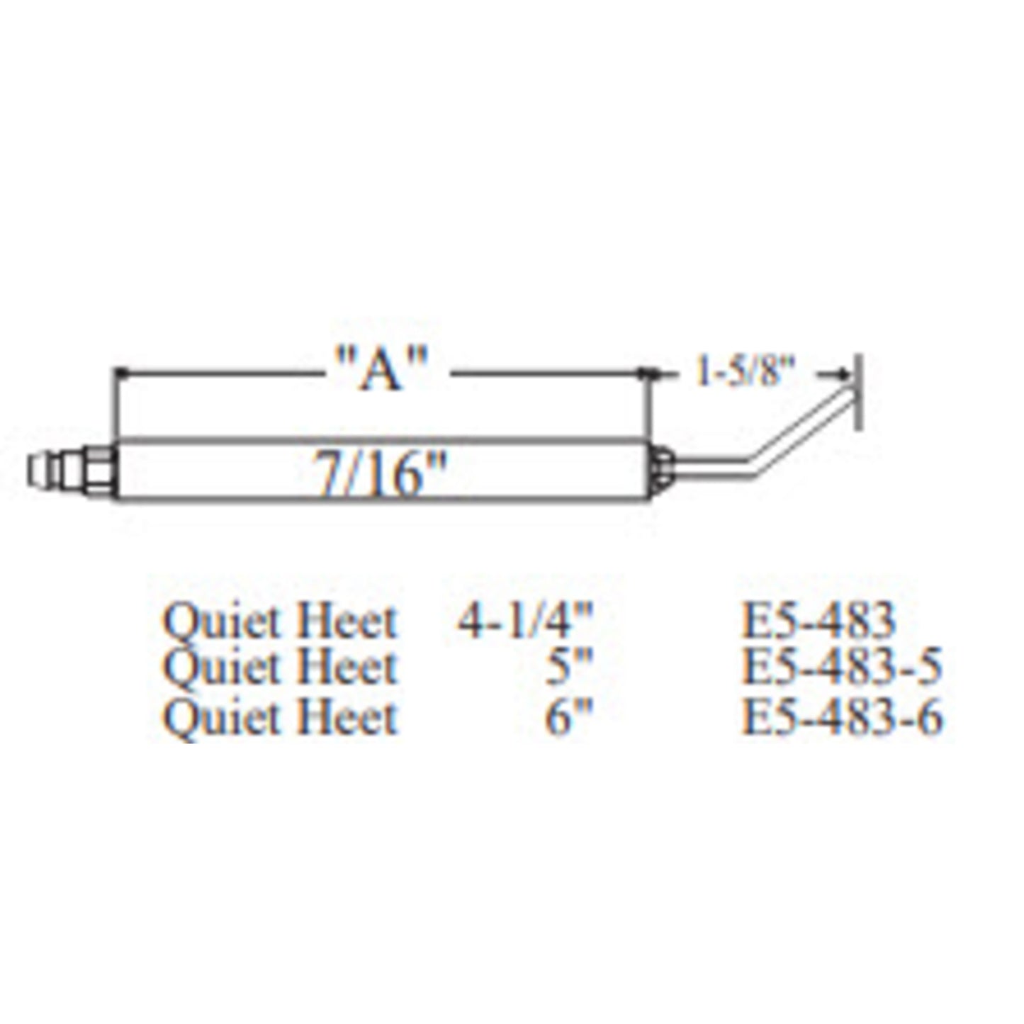 Westwood 483, Quiet Heat Electrode 2pk