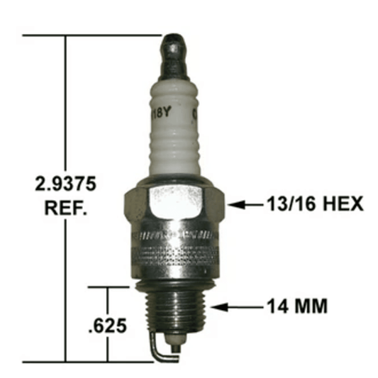 RH-18-Y - Crown - CHAMPION SPARK PLUG (1EA)