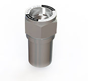 LI-49-4W - Henry - 4.50" long with clear lens sight glass - Liquid Ind. - Weld End - Single Port