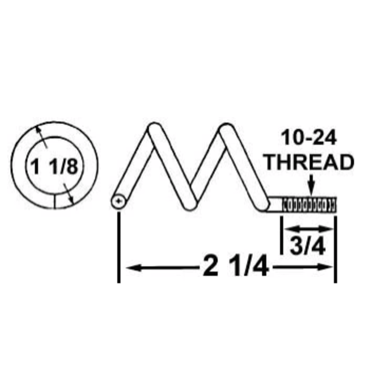 Electrode RAY OIL BURNER GROUND ROD CR 71 51700  - Crown