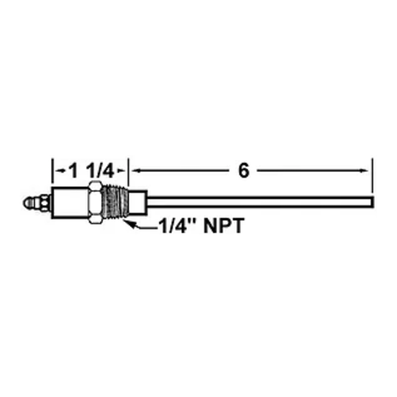 Electrode LENNOX P-8-5784/59837 FLAME ROD 17432   (Westwood WP-E5-384E) - Crown