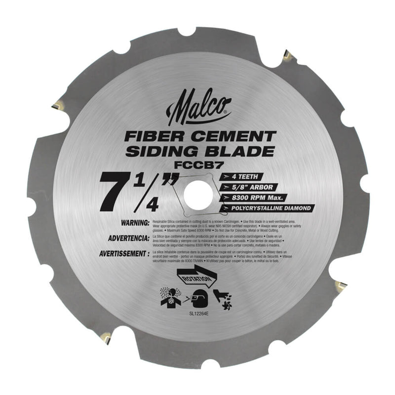 Circular Saw Blade, FC, 7.25"  - Malco