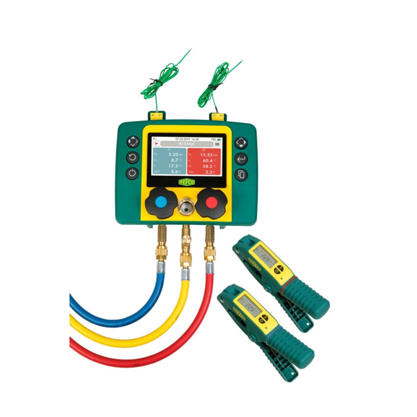 4688127 - Refco - REFMATE-2-CA-WTC, Digital 2-way manifold