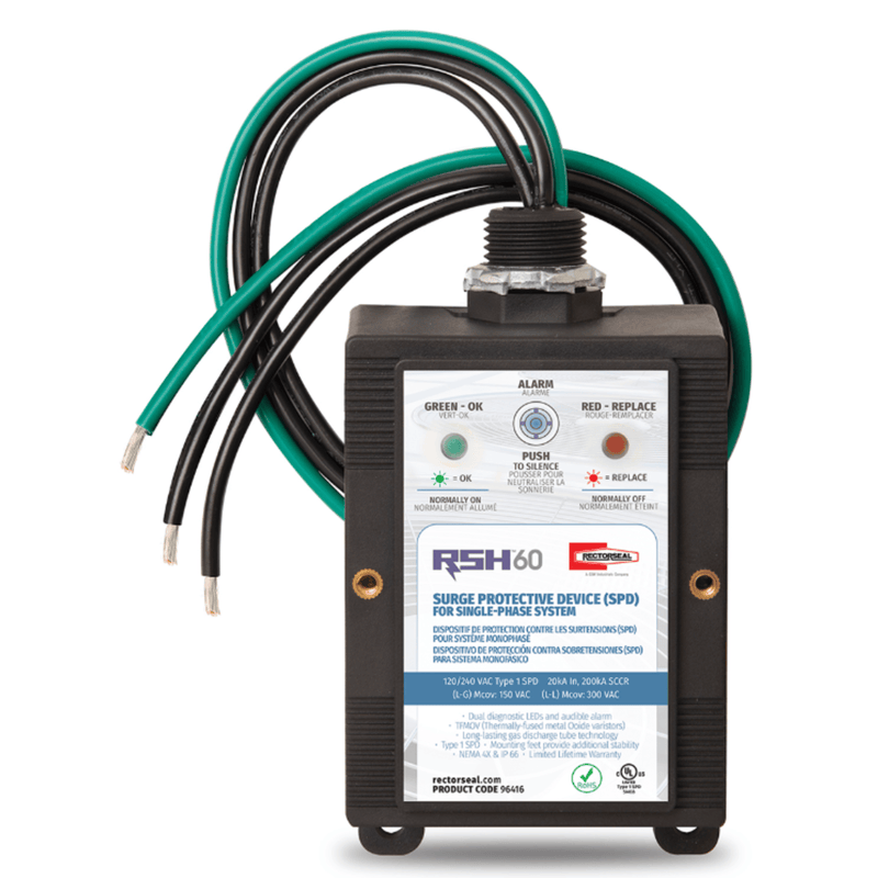 Surge Protector  RSH-60 - 4PK - Rectorseal