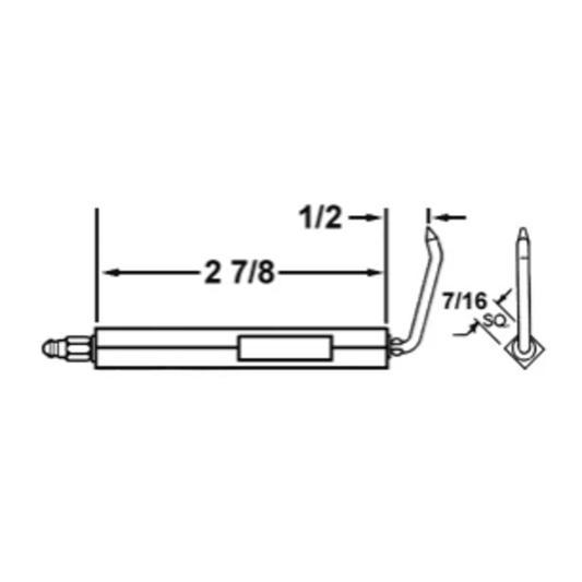 Crown 21815-02, Hastings Electrode 2PK