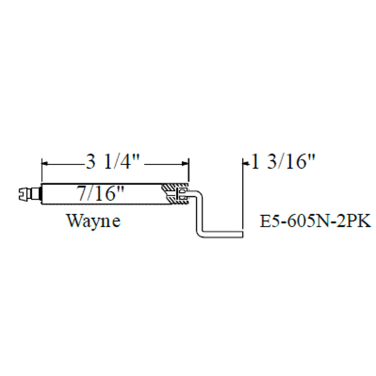 Westwood 605N, Wayne Electrode 2pk