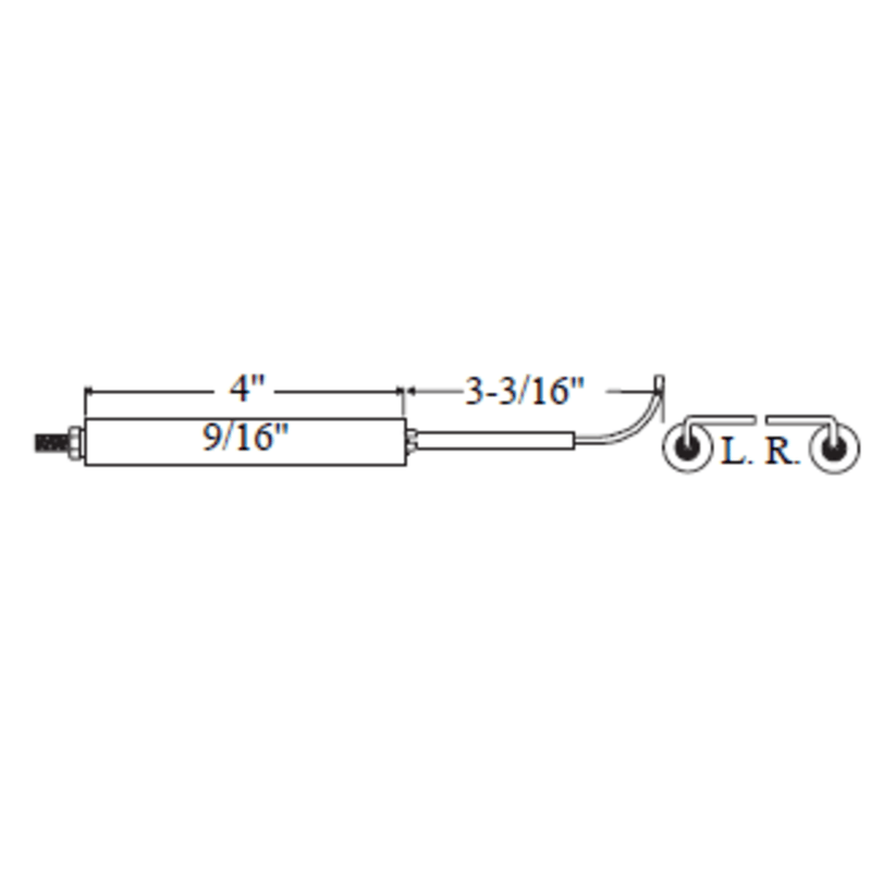 Electrode IRON FIREMAN * CI 6  (Replacement for Westwood WP-E5-356) - Crown