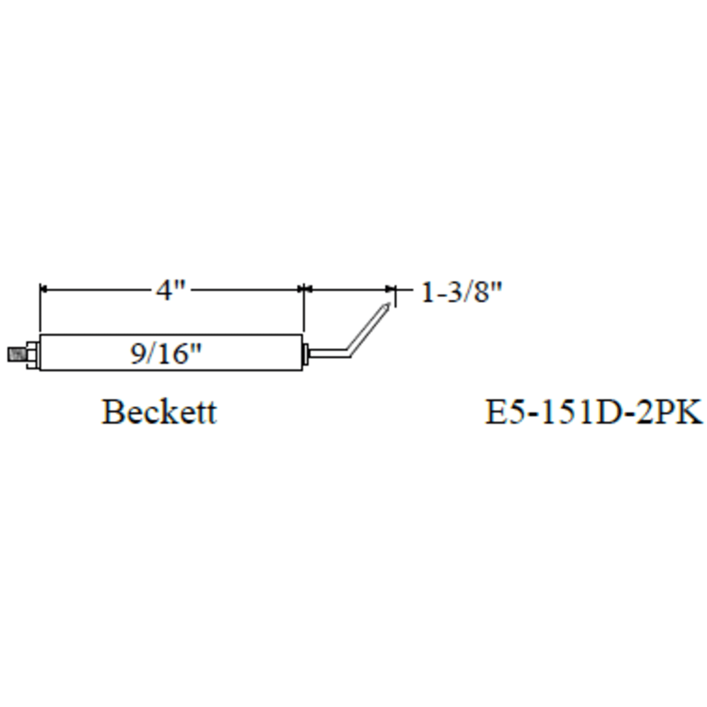 Westwood 151D, Beckett Electrode 2pk