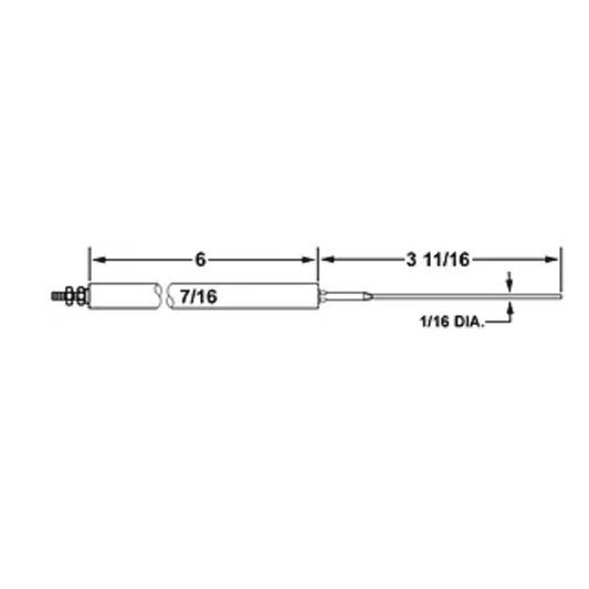 Crown 27128, Ray Oil Burner Electrode EACH