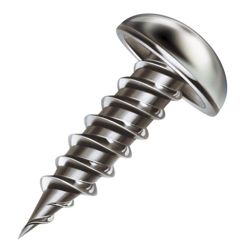Phillips Oval ZIP-IN Screws  (1000PG) - Malco